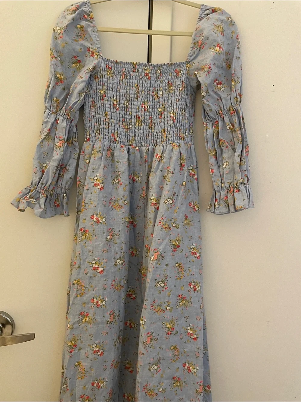 Reformation Hyland Linen Midi Dress M EUC - Picture 8 of 9
